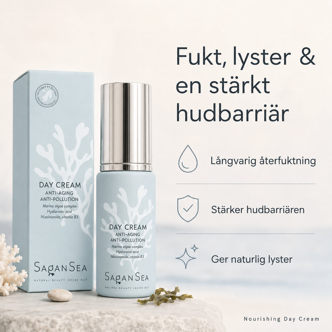 Bästa dagkräm för fukt och lyster | Nourishing Day Cream