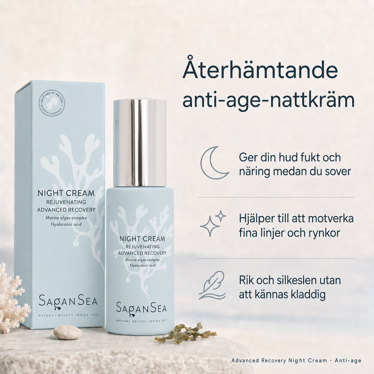 Paras yövoide – Luonnollinen anti-age | Advanced Recovery Night Cream