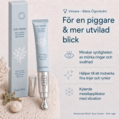 Paras silmänympärysvoide tummille silmänalusille ja turvotukseen – Advanced Multi Eye Cream