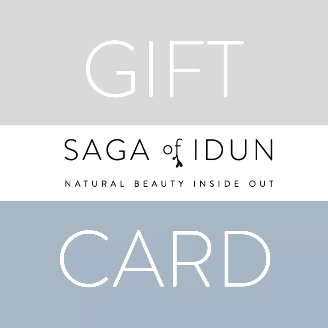 Presentkort på ekologisk hudvard