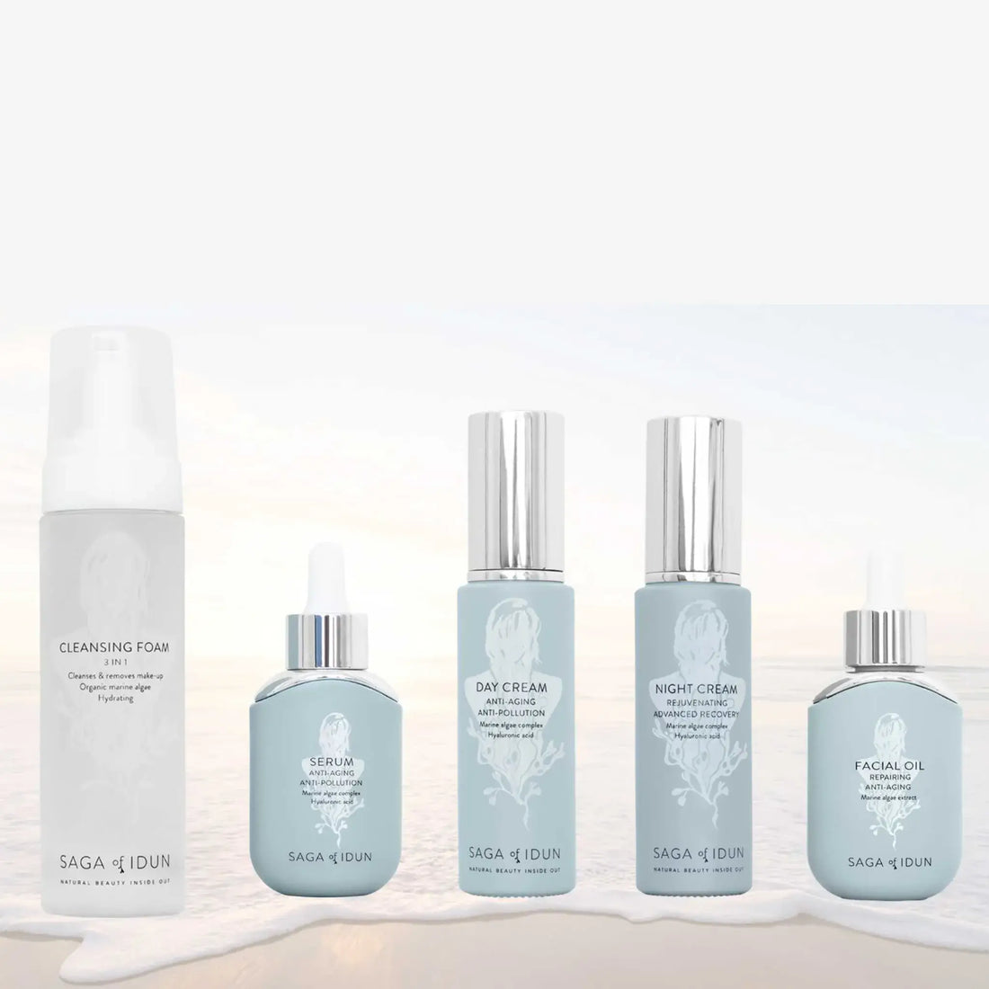 Prisbelönta ekologiska stora hudvårdspaketet